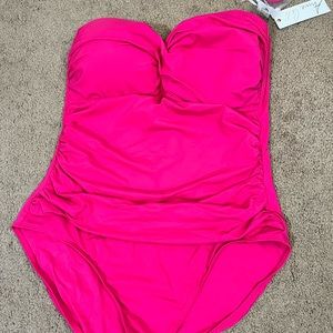 Anne Cole pink one piece